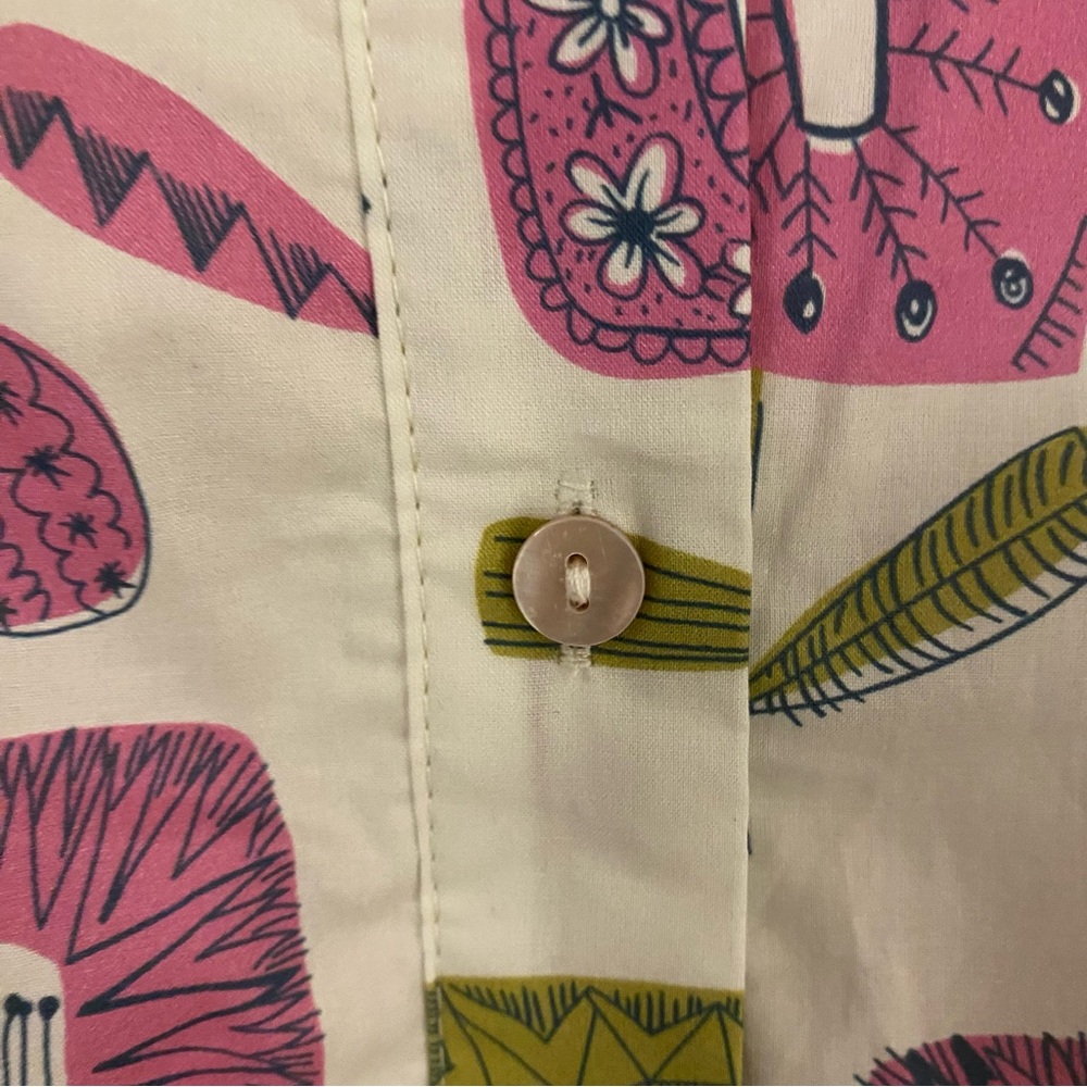 Entro Pink and Green Patterned Dress - Picture 8 of 10